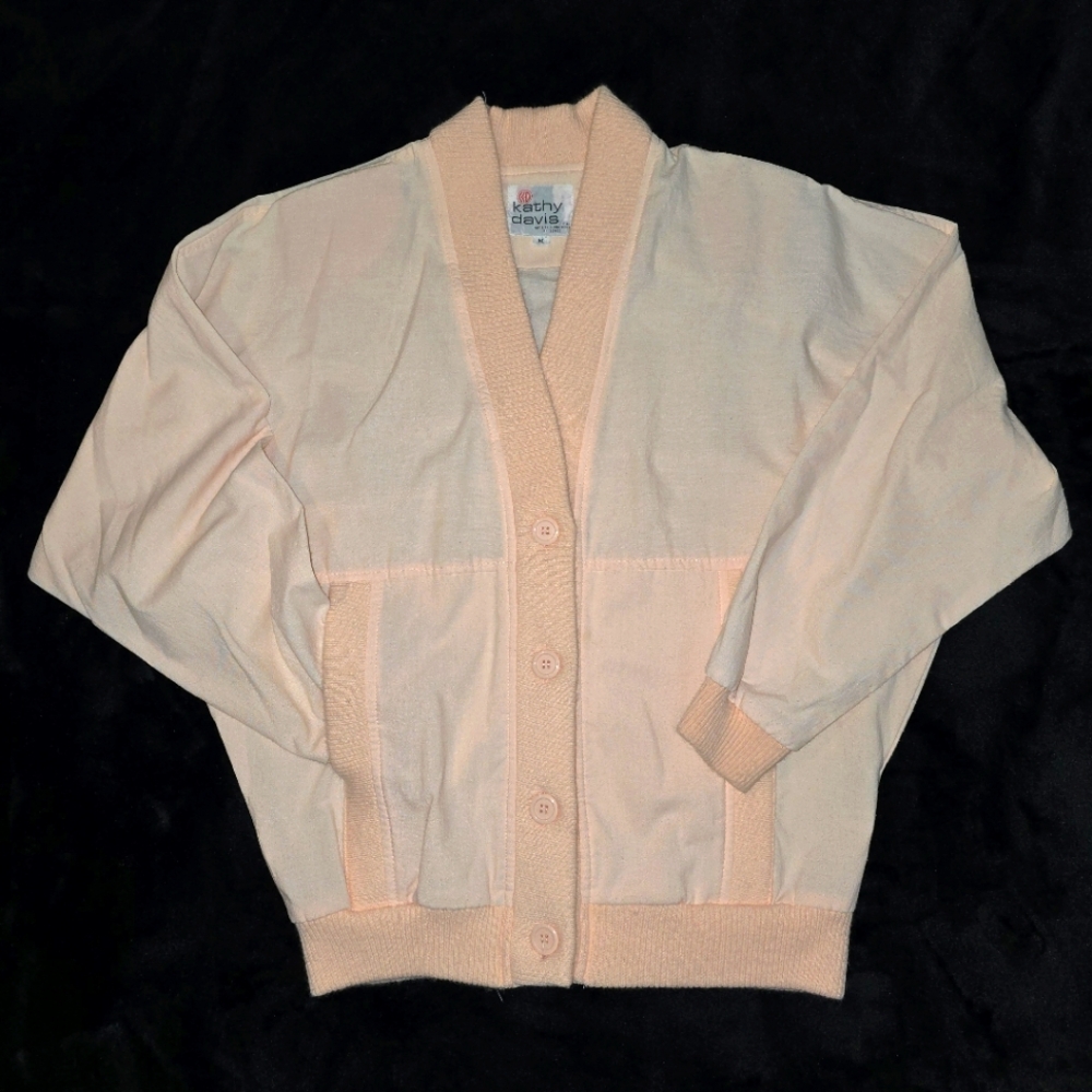 VTG 1980's Retro Style Pink Jacket  Size Medium